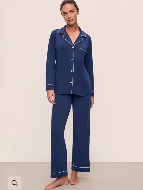 Eberjey Other - Eberjey Navy Pajama Set with White Piping